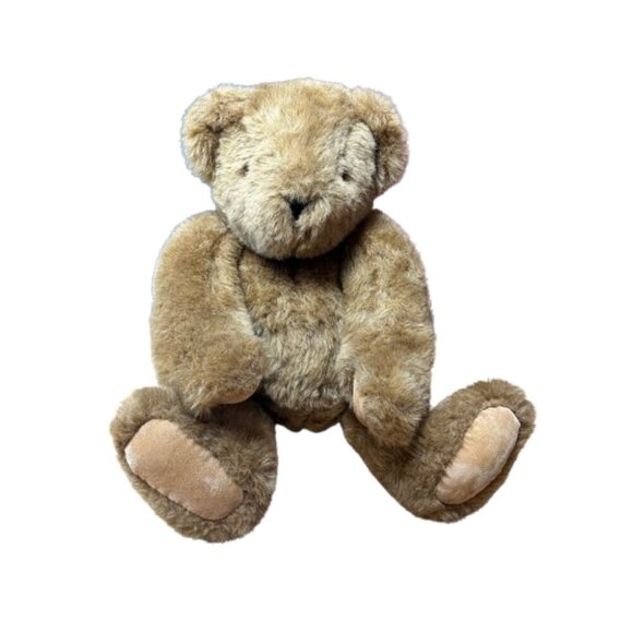 Authentic Classic Brown VERMONT TEDDY BEAR - Picture 1 of 7